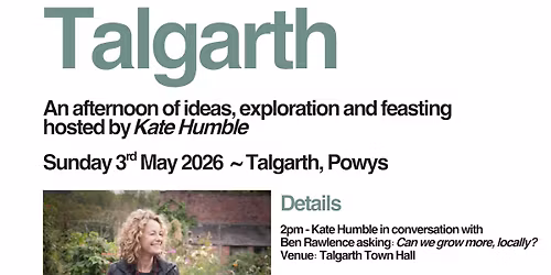 \u2018A Taste of Talgarth\u2019 with Kate Humble