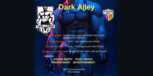 PS Leather Pride 2025 - DARK ALLEY (Friday)