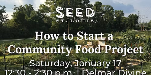 How to Start a Community Food Project