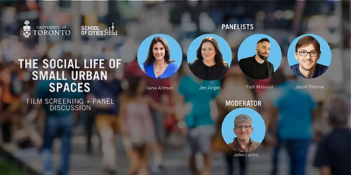 The Social Life of Small Urban Spaces  - Film Screening