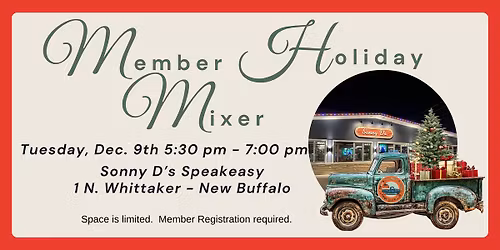 Harbor Country Holiday Member Mixer - Sonny D's