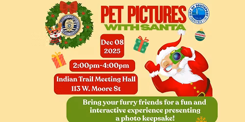 Pet Pictures with Santa