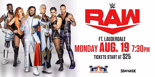 Premium Club Seats - WWE Monday Night Raw