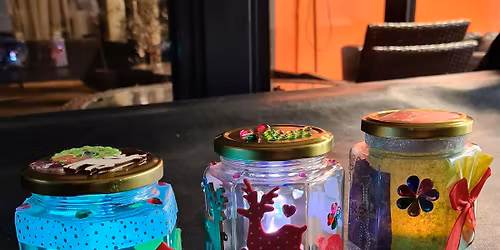 Festive tealight jars! Fun, family Christmas craft workshop (evening)