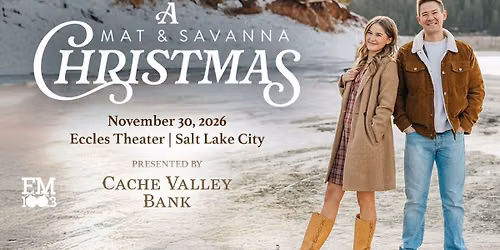 Mat and Savanna Shaw at Eccles Theater - Salt Lake City