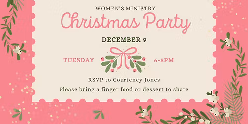 Women's Ministry Christmas Party