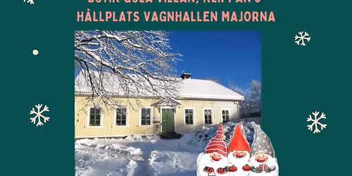 JULMARKNAD I BUTIK GULA VILLAN