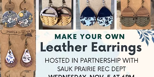 Make your Own Leather Earrings