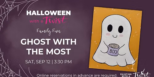 Family Painting Fun - Ghost with the Most