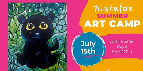 KID'S SUMMER ART CAMP! Jungle Safari Day 3