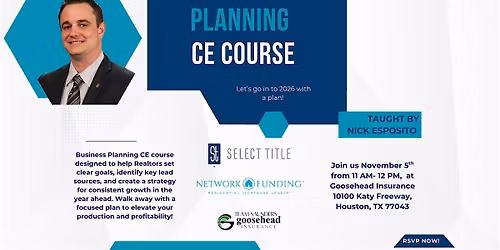 Business Planning CE Course