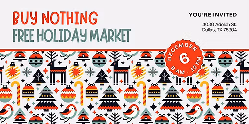Buy Nothing Free Holiday Market