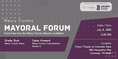 Maury County Mayoral Forum