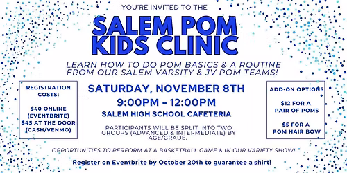 Salem Pom Kids Clinic 2025!