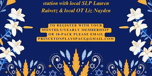 Hanukkah Story Time + Craft + Latke Station