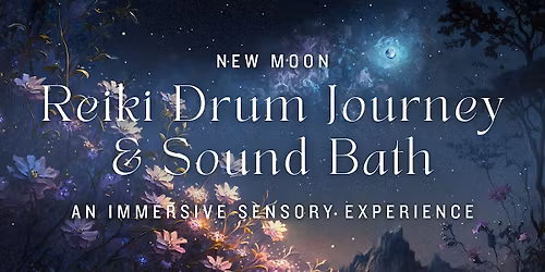 Reiki Drum Journey and Sound Bath\u2122 November New Moon