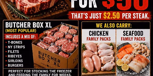 MIDLAND \ud83e\udd69 STEAK & SEAFOOD SALE \ud83c\udf57 SUNDAY ONLY \ud83e\udd69