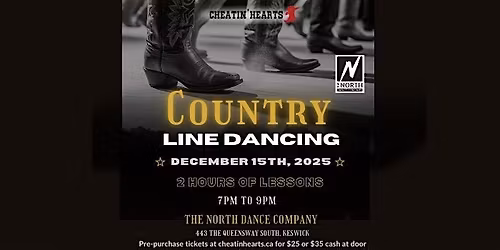 Copy of Country Night - Line Dancing Lessons - The North Dance Company