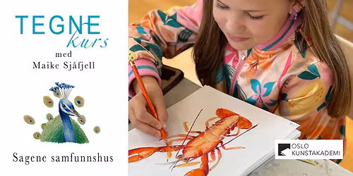 Tegnekurs for barn 8 - 11 \u00e5r