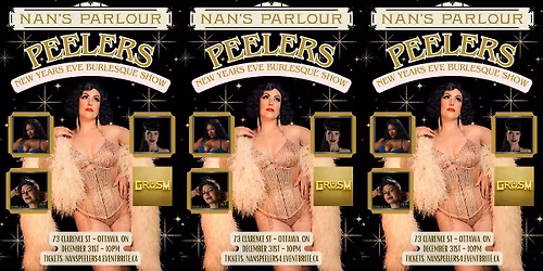 Nan's Parlour Peelers NYE Party!