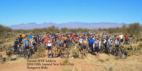 15th Annual New Year\u2019s Day Hangover Ride (Sweetwater) Tucson MTB Addicts 8ish Days of X-Mas 