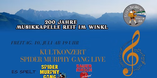 Musikfest 2026: Kultkonzert - Spider Murphy Gang und Sauerkirsch