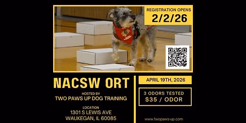 \ud83d\udc3e\ud83d\udc43 NACSW Odor Recognition Test (ORT) \ud83d\udc43\ud83d\udc3e