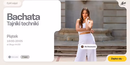 Bachata - Tajniki Techniki z Ol\u0105 Olaszewsk\u0105 poziom P-open