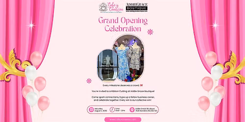 Ribbon Cutting at Addie Grace Boutique