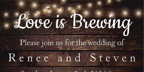 Wedding at the Brewery