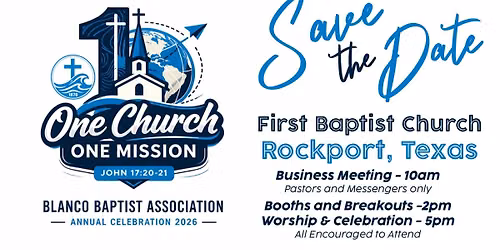 One Church, One Mission 2026 Annual Celebration