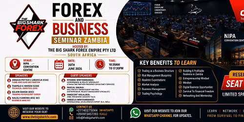 FOREX AND BUSINESS SEMINAR ZAMBIA — Nipa Information and Conference Centre