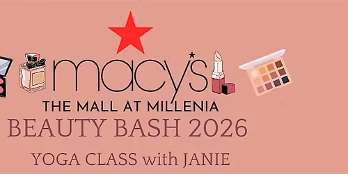 Morning Yoga Flow with Janie at Macy's Millenia