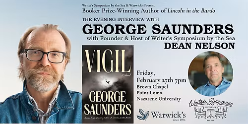 George Saunders Writers Symposium by the Sea w\/Dean Nelson