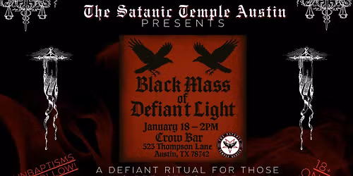 Black Mass of Defiant Light and Unbaptism