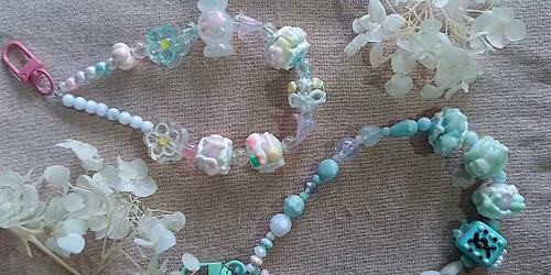 Beaded Phone\/Bag Charm or Necklace