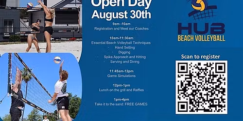 The Hub Beach Volleyball Open Day