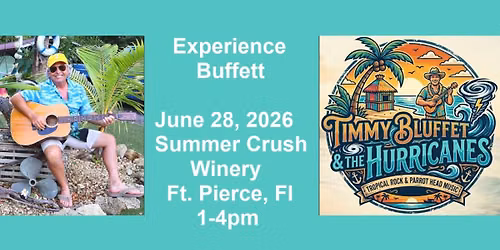 Timmy Bluffett & The Hurricanes At Summer Crush Winery in Ft. Pierce