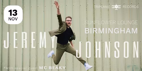 Jeremy Johnson | Sunflower Lounge, Birmingham