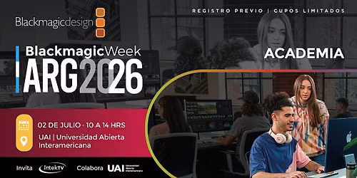 Blackmagic Week Argentina 2026 - Academia