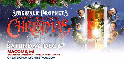 Sidewalk Prophets - Great Big Family Christmas Macomb, MI