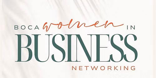 Boca Women In Business Networking - June  Meet Up