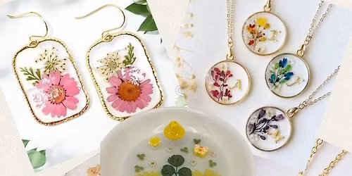 Make Your Own  Pressed Flower Resin Jewelry & Trinket Dish