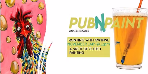 Brewhouse Paint Event with PubNPaint Nov16th