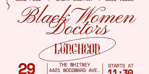 Black Women Doctors in Detroit Inaugural Luncheon