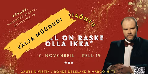 Kom\u00f6\u00f6dia\u00f5htu "Loll on raske olla ikka" P\u00c4RNUS
