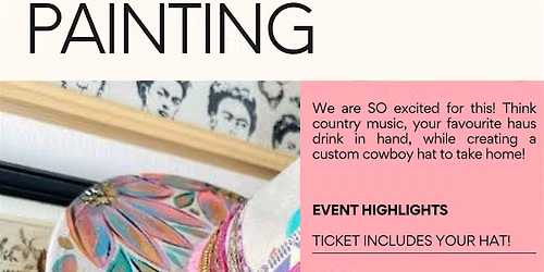 cowboy hat painting