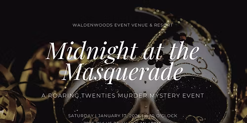 Midnight at the Masquerade: A Roaring Twenties M**der Mystery