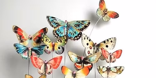 Fluttering Wonders: Mixed Media Butterfly Sculpture Workshop