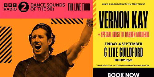 Guildford | BBC Radio 2 Dance Sounds of the 90s: The Live Tour with Vernon Kay